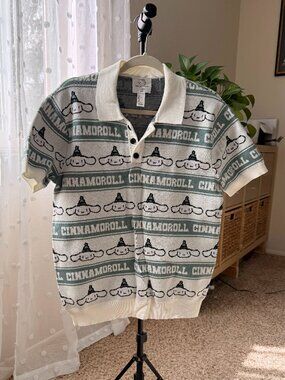 Forever 21 x Sanrio Cinnamoroll Knit Polo Sweater - Men’s S (Unisex)